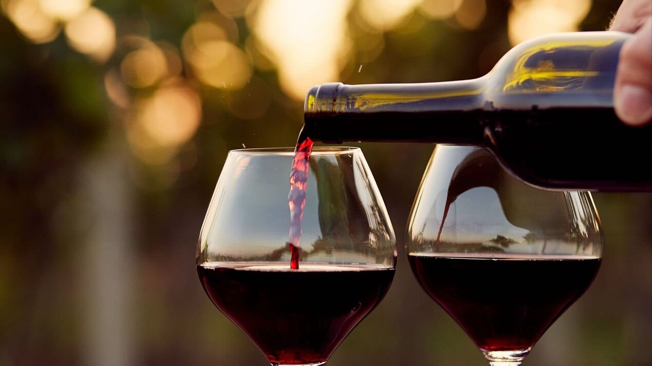 vino rosso per aumentare la potenza