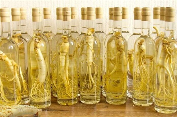 tintura di ginseng per la potenza